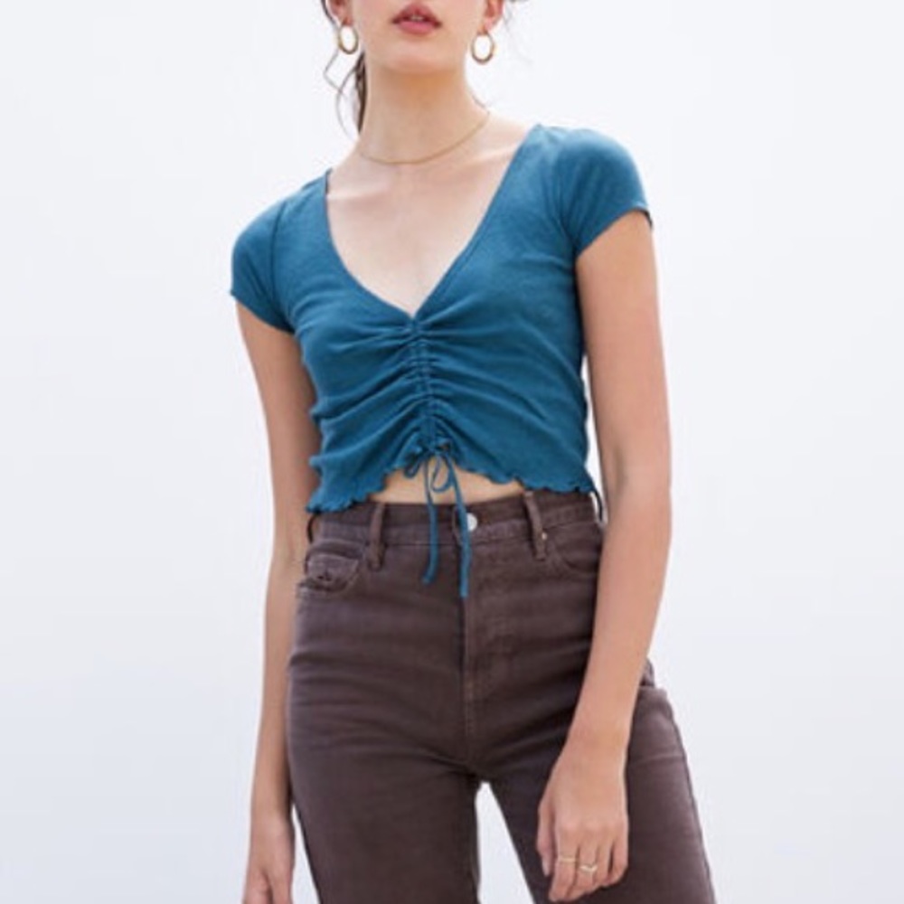 Pacsun Me to We Rowdy cinch t-shirt (GREY COLOR)